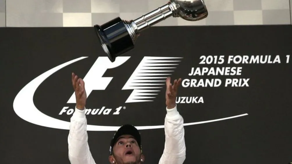 Hamilton en el GP de Japón 2015