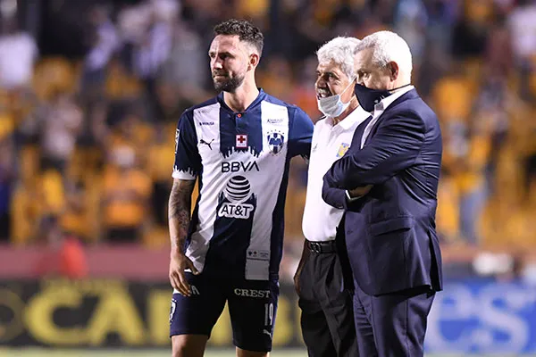 Javier Aguirre al final del juego