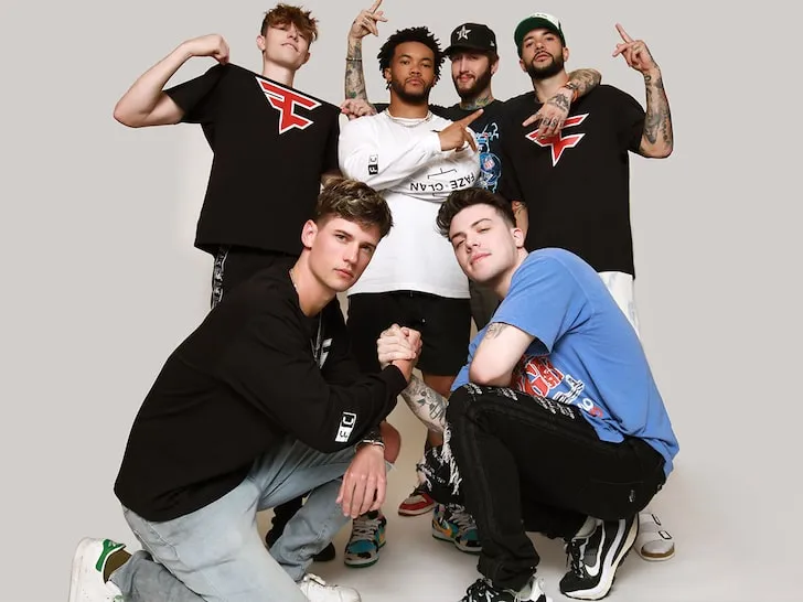 Murray con el equipo de FaZe Clan