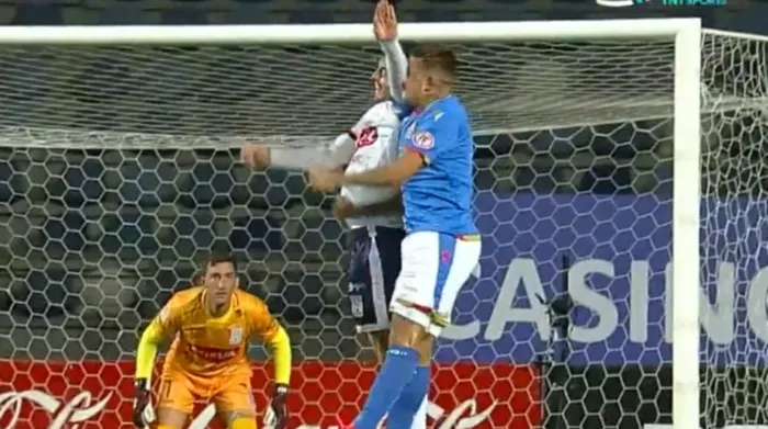 Rodrigo Holgado en el choque