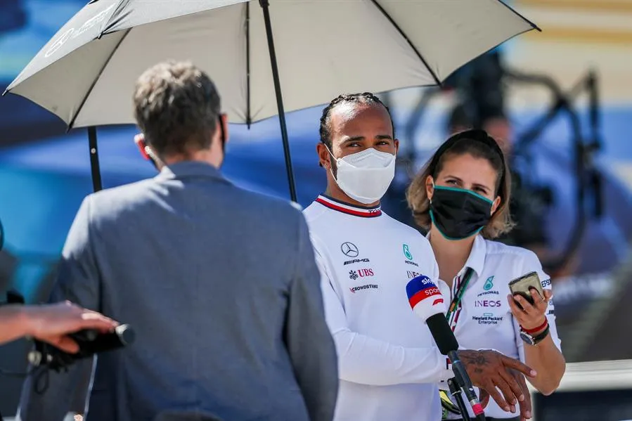 EFE Lewis Hamilton previo al GP de Portugal