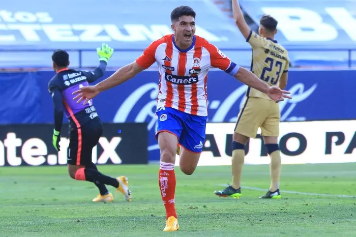 IMAGO7 Nicolás Ibáñez en festejo con Atlético San Luis