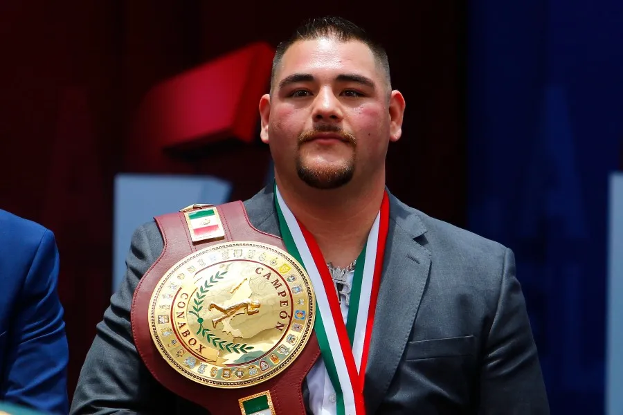 Andy Ruiz en conferencia de prensa