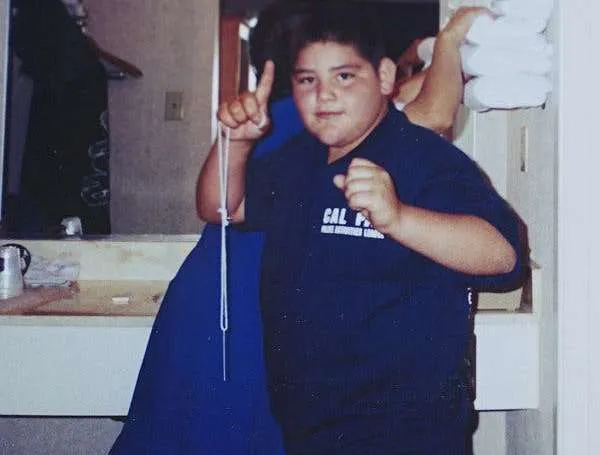 Andy Ruiz de niño