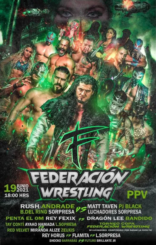 ESPECIAL Federación Wrestling presentó su primer cartel