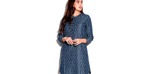 El Vestido Dockers en denim corte recto color índigo