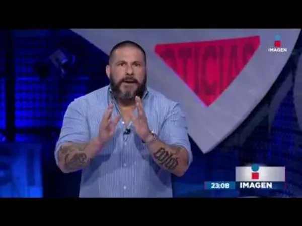 David Páramo durante un programa de Imagen TV