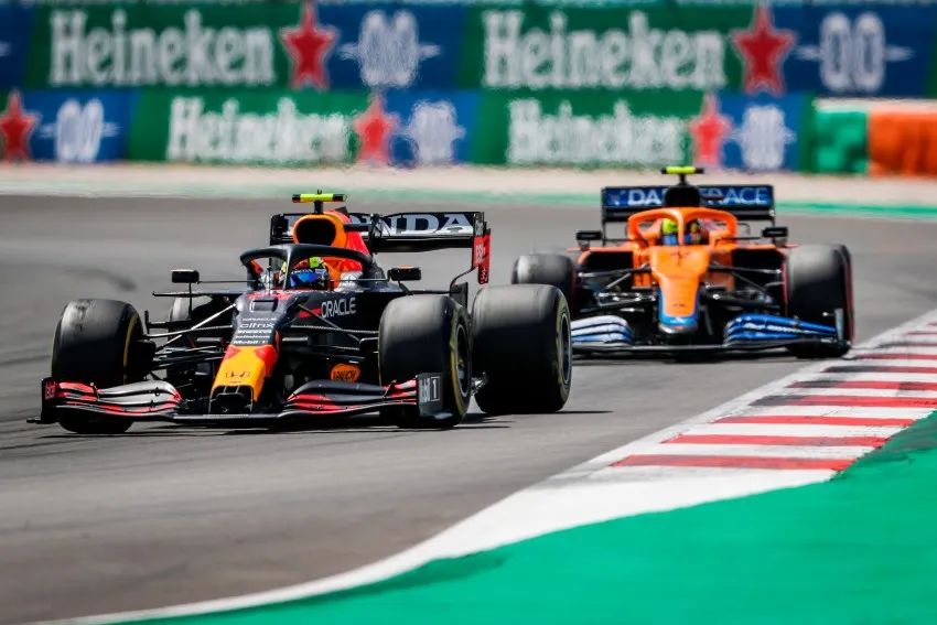 EFE Sergio Pérez durante la carrera del GP de Portugal