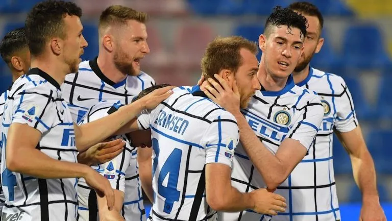 EFE Jugadores del Inter festejan su anotación