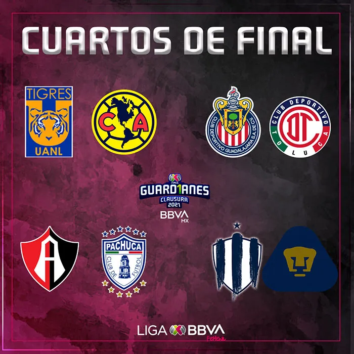 TWITTER @LigaBBVAFemenil Duelos de Cuartos de Final en la Liga MX Femenil