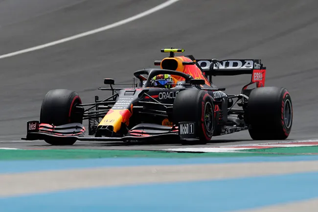 Monoplaza de Checo Pérez, piloto mexicano de Red Bull