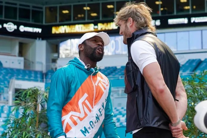 Careo entre Mayweather y Logan Paul