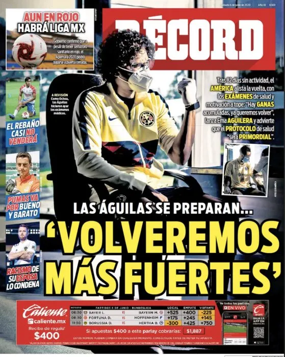 RÉCORD Portada RÉCORD