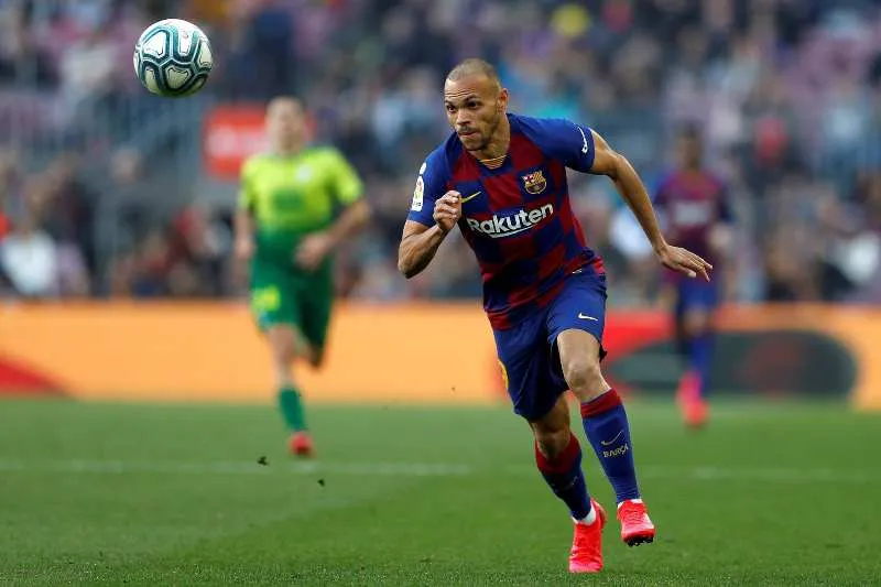Martin Braithwaite en partido