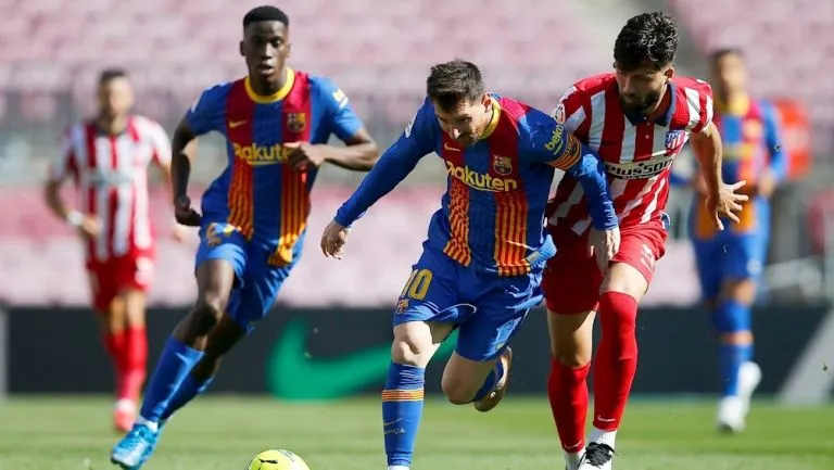 EFE Barcelona y Atlético empataron a cero en el Camp Nou