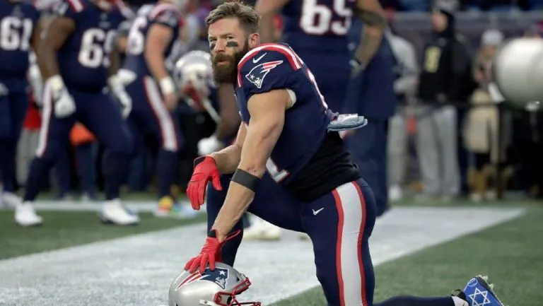 Julian Edelman previo a juego con los Patriots