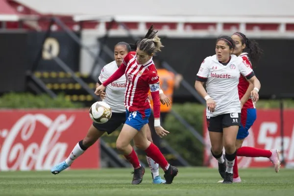 MEXSPORT Alicia Cervantes, delantera de Chivas, en juego