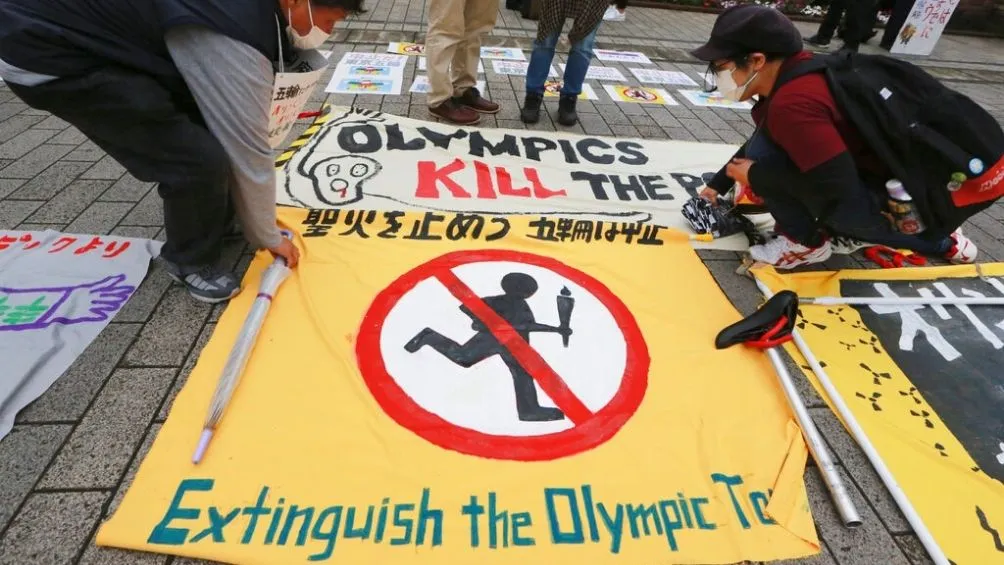 Protestas en Japón por los JJOO