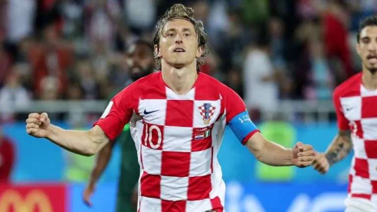 EFE Modric en partido con Croacia