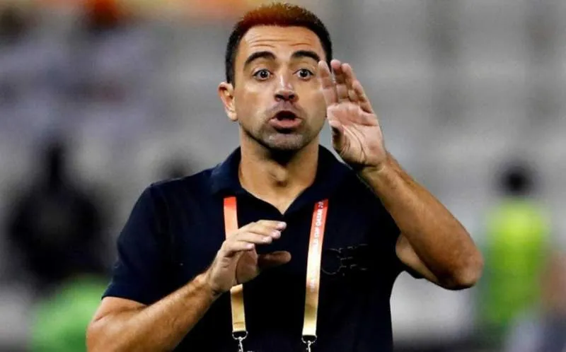 Xavi Hernández en presentación