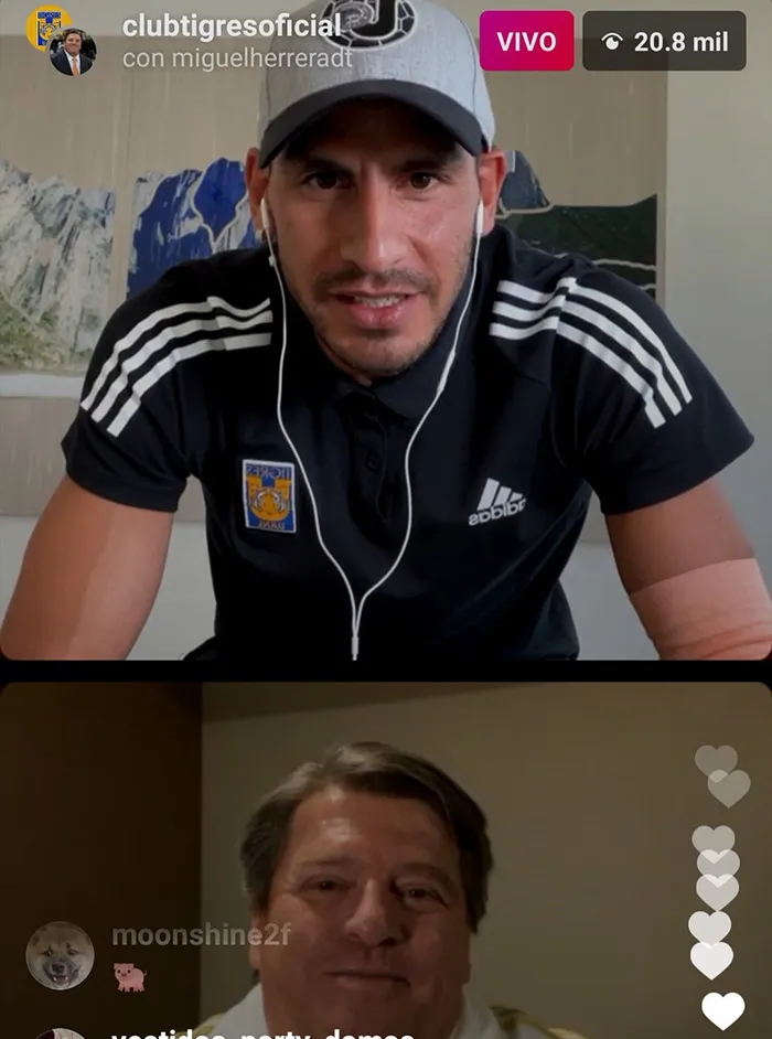 INSTAGRAM @clubtigresoficial Nahuel, en la presentación con el Piojo