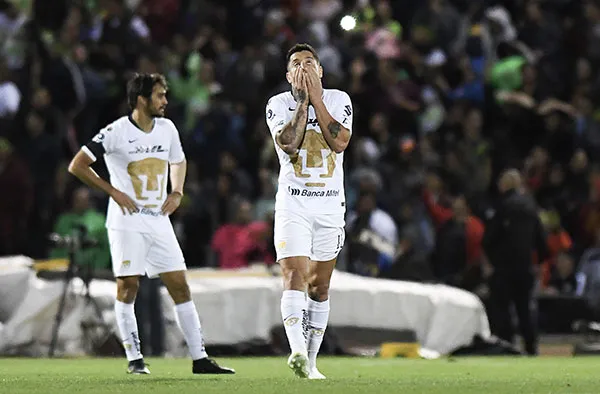 Jugadores de Pumas tras la eliminación ante Juárez en Copa MX