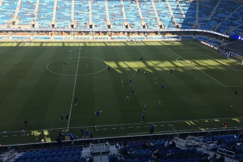 La cancha del San José antes del juego