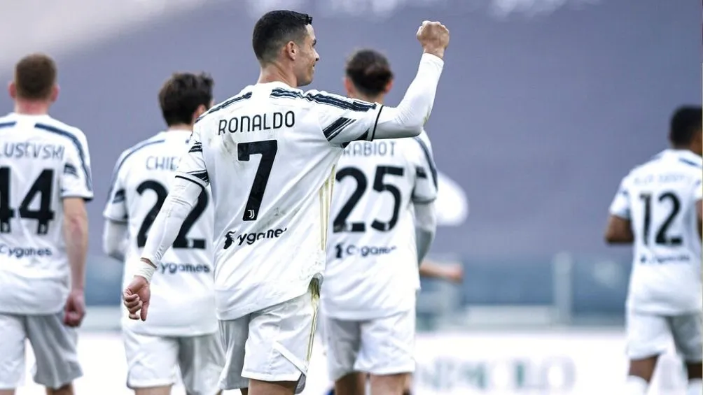 CR7 en un partido con la Juventus