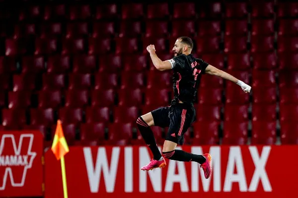 Karim Benzema con el Real Madrid