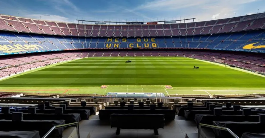 Vista dentro del Camp Nou