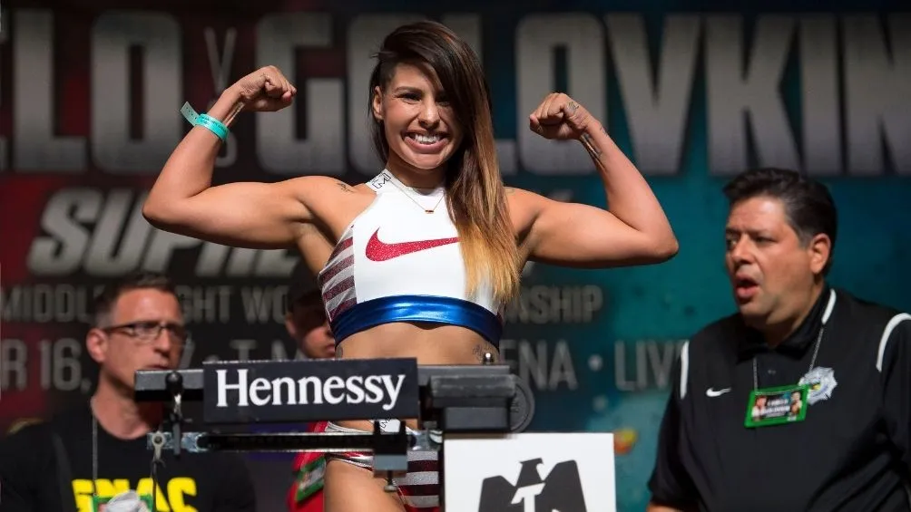 Esparza en un pesaje