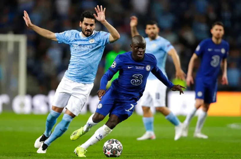 Kanté, en acción con los Citizens