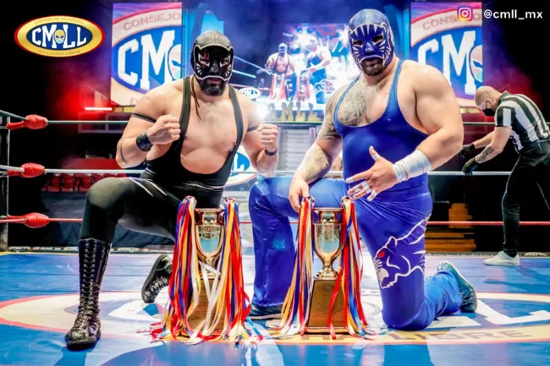 Blue Panther Jr. y Black Panther ganaron la Copa Dinastías