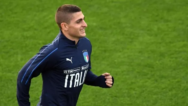 Marco Verratti con la selección italiana