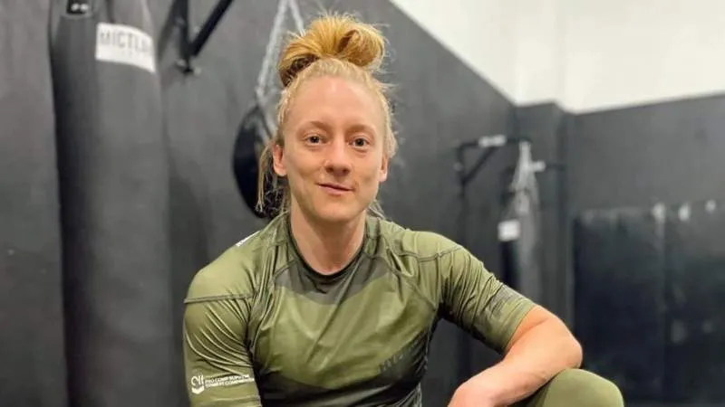 Stephania Gómez en entrenamiento