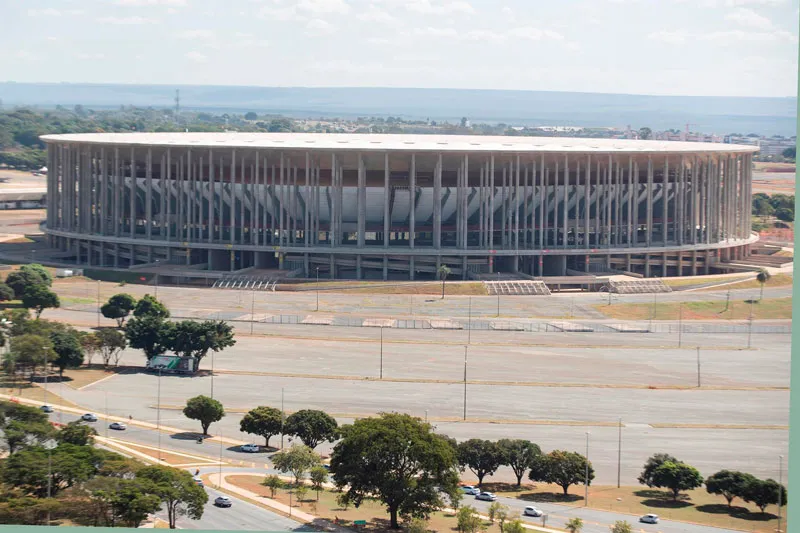 Vista exterior del estadio Mané Garrincha