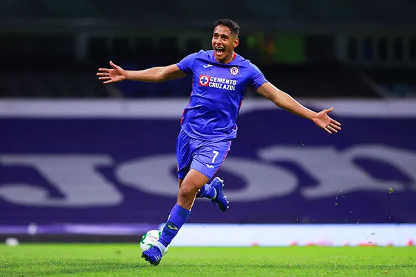 El jugador de Cruz Azul tras una anotación