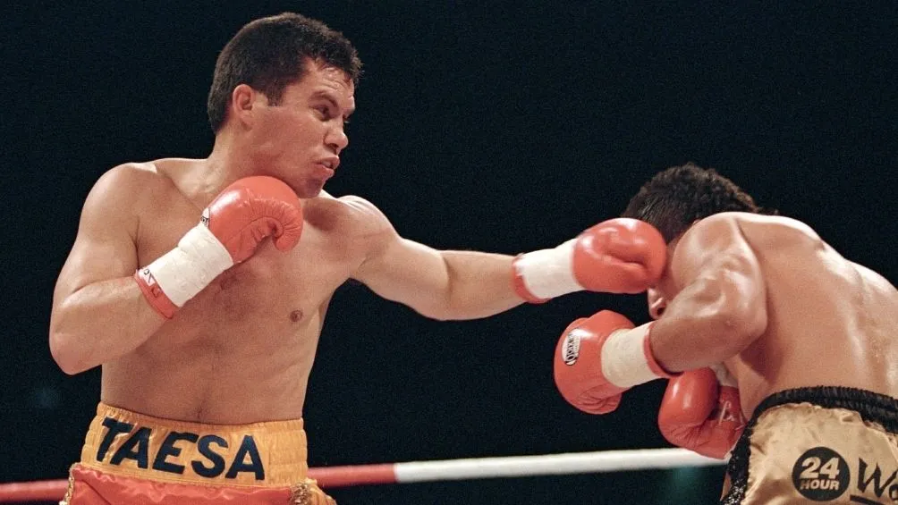 JC Chávez en su época de boxeador