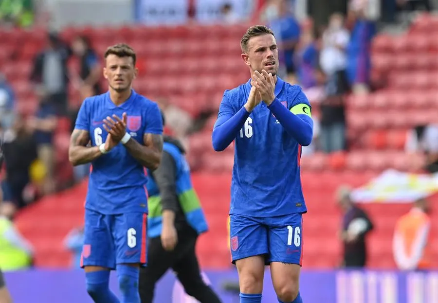 Jordan Herdeson durante un partido con Inglaterra