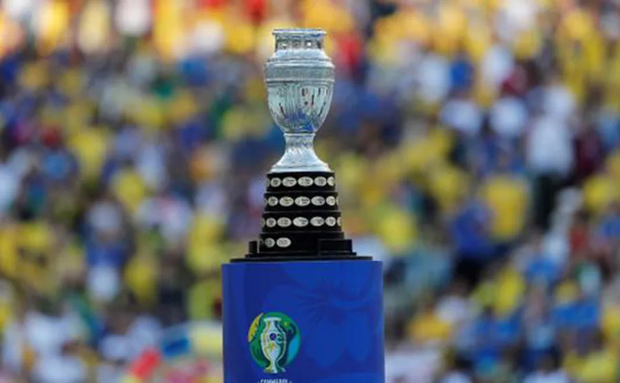 El trofeo de la Copa América