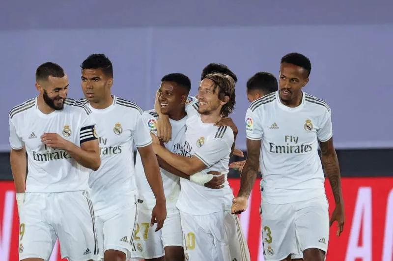 EFE Real Madrid en festejo de gol