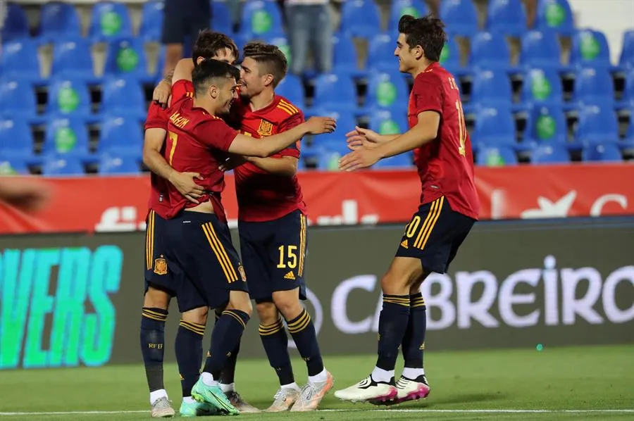 Jugadores españoles Sub 21 en victoria vs Lituania