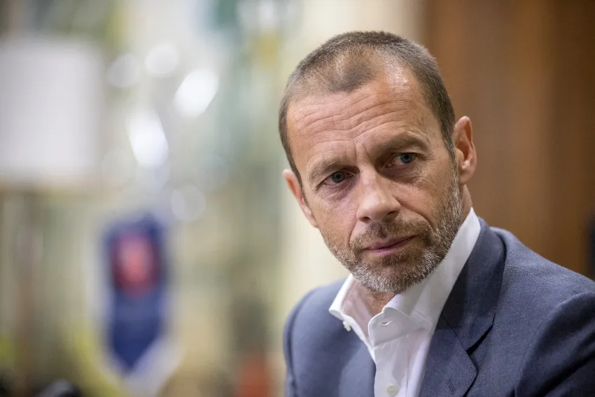 AP Aleksander Ceferin, presidente de la UEFA