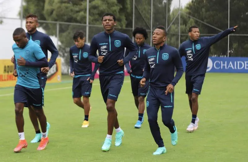 Ecuador en entrenamiento