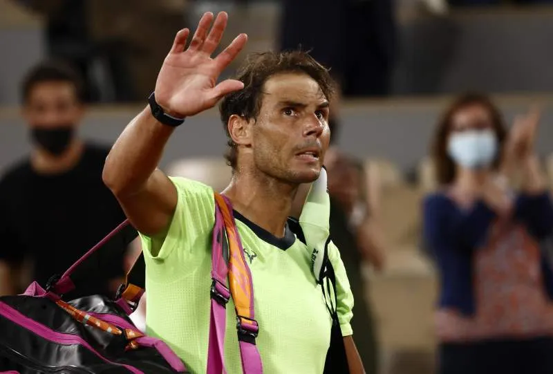 Nadal se despide de Roland Garros