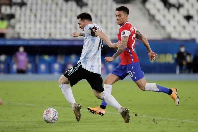 EFE Messi en partido vs Chile