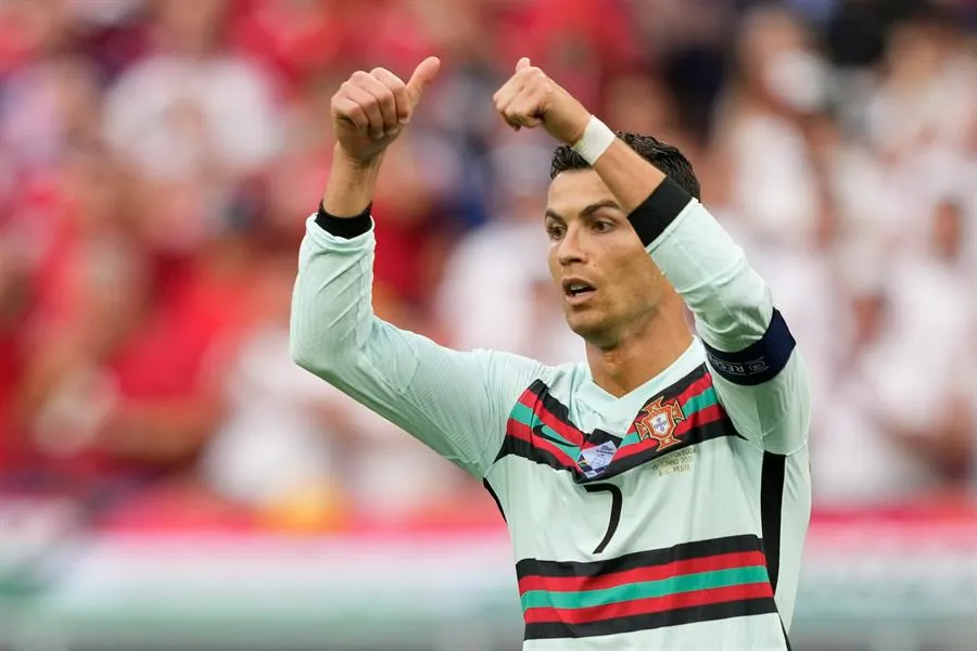 EFE Cristiano Ronaldo durante un partido con Portugal