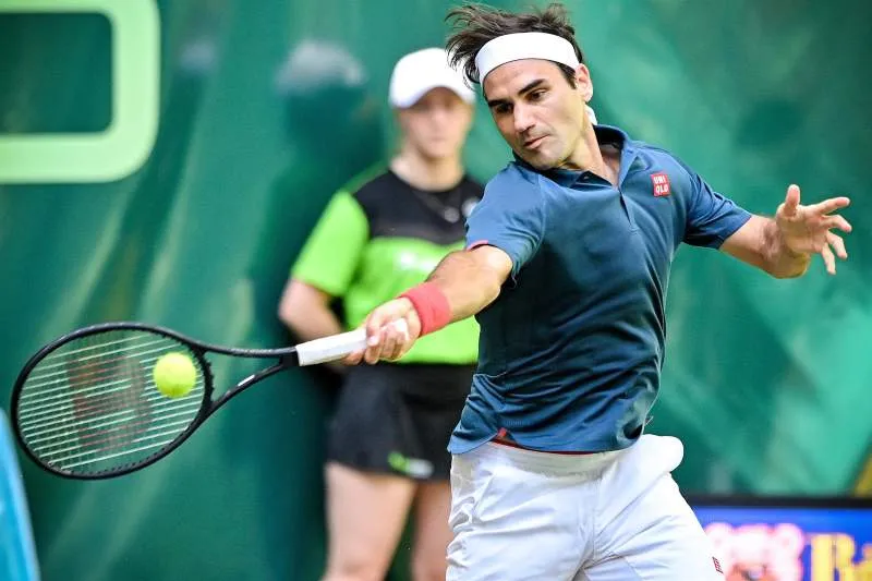 EFE Roger Federer en partido