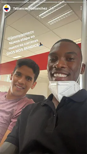 INSTAGRAM @FABIANCASTILLOSANCHEZ La imagen que compartió Fabián Castillo