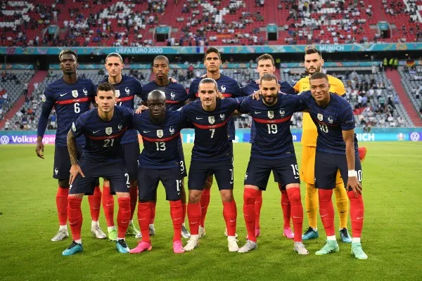 Once inicial de la selección francesa